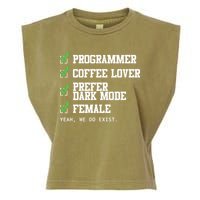 Funny Computer Programmer Software Developer For Women Garment-Dyed Women's Muscle Tee