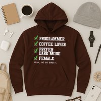 Funny Computer Programmer Software Developer For Women Hoodie