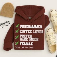 Funny Computer Programmer Software Developer For Women Hoodie