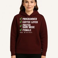 Funny Computer Programmer Software Developer For Women Hoodie