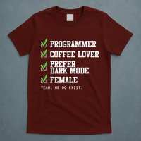 Funny Computer Programmer Software Developer For Women T-Shirt