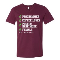 Funny Computer Programmer Software Developer For Women V-Neck T-Shirt