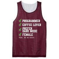 Funny Computer Programmer Software Developer For Women Mesh Reversible Basketball Jersey Tank