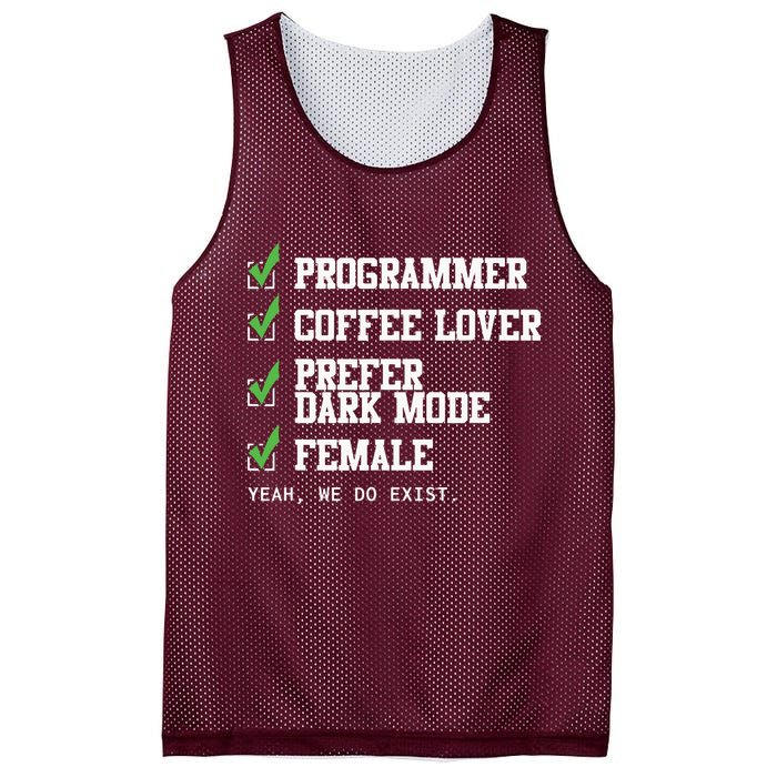 Funny Computer Programmer Software Developer For Women Mesh Reversible Basketball Jersey Tank