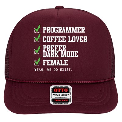 Funny Computer Programmer Software Developer For Women Trucker Hat