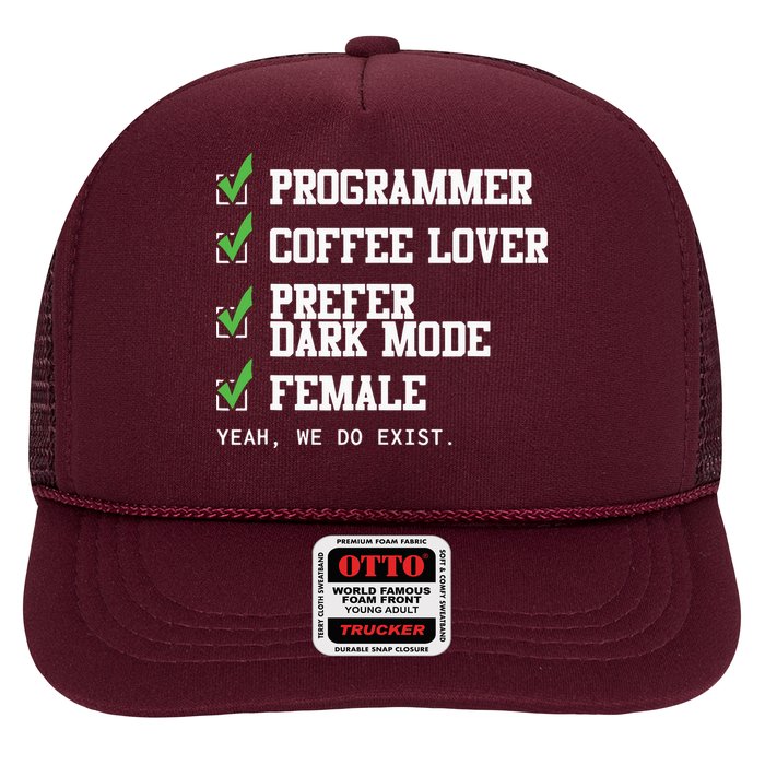 Funny Computer Programmer Software Developer For Women Trucker Hat
