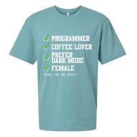 Funny Computer Programmer Software Developer For Women Sueded Cloud Jersey T-Shirt