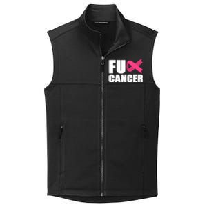 FU Cancer Pink Ribbon Breast Cancer Awareness Collective Smooth Fleece Vest