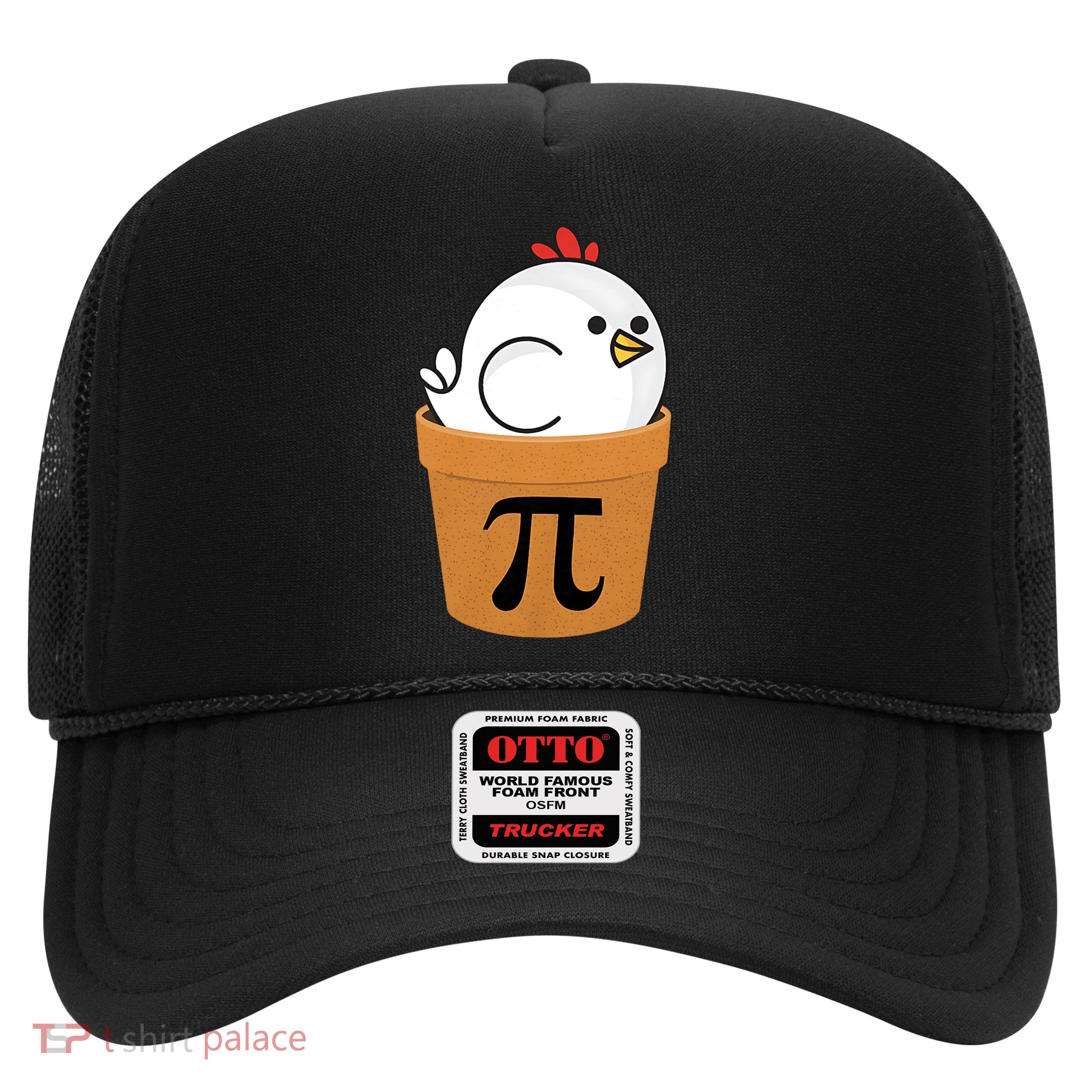 Funny Chicken Pot Pi Shirt Day Pie Math Lover Geek Gift 3.14 Trucker Hat