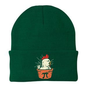 Funny Chicken Pot Pi Day Pie Math Lover Geek 3.14 Knit Cap Winter Beanie