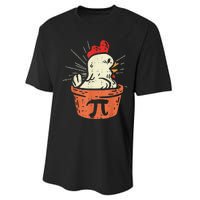 Funny Chicken Pot Pi Day Pie Math Lover Geek 3.14 Performance Sprint T-Shirt