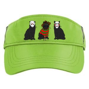 Funny Cat Parody Horror Movie Black Cat Gifts Adult Drive Performance Visor