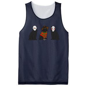 Funny Cat Parody Horror Movie Black Cat Gifts Mesh Reversible Basketball Jersey Tank