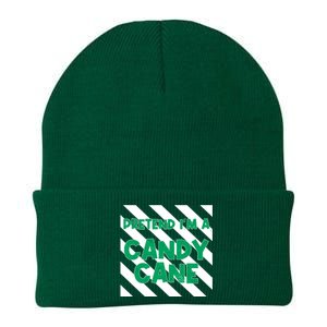 Funny Christmas Pretend Im A Candy Cane Knit Cap Winter Beanie