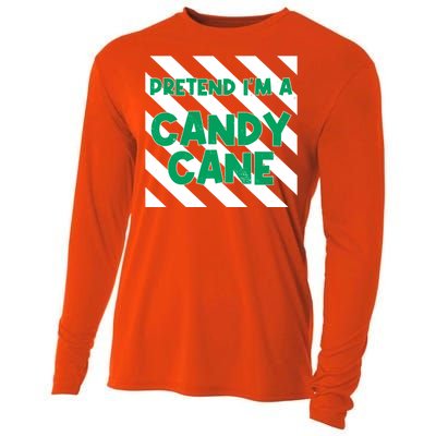 Funny Christmas Pretend Im A Candy Cane Cooling Performance Long Sleeve Crew