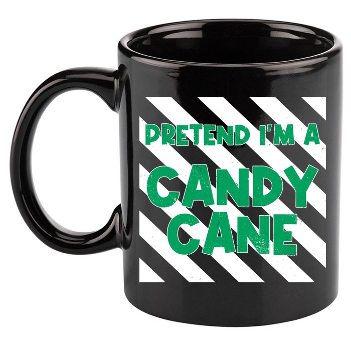 Funny Christmas Pretend Im A Candy Cane 11oz C Handle Ceramic Mug