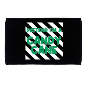 Funny Christmas Pretend Im A Candy Cane Microfiber Hand Towel