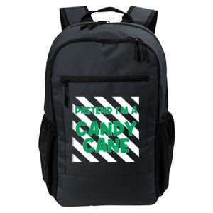 Funny Christmas Pretend Im A Candy Cane Daily Commute Backpack