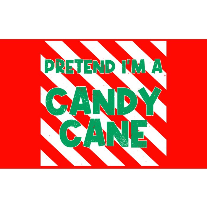 Funny Christmas Pretend Im A Candy Cane Bumper Sticker