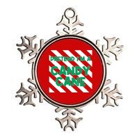 Funny Christmas Pretend Im A Candy Cane Metallic Star Ornament