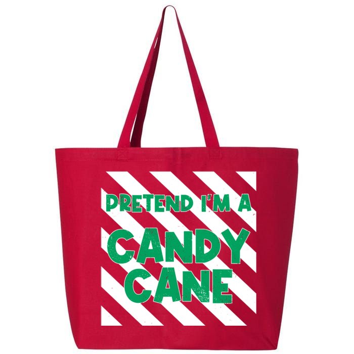 Funny Christmas Pretend Im A Candy Cane 25L Jumbo Tote