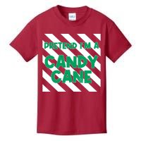 Funny Christmas Pretend Im A Candy Cane Kids T-Shirt