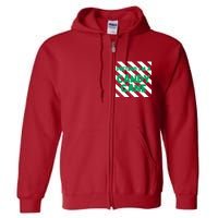 Funny Christmas Pretend Im A Candy Cane Full Zip Hoodie