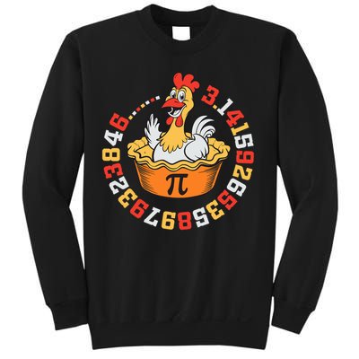 Funny Chicken Pot Pi Day Pie Math Lover Geek Gift 3.14  Sweatshirt