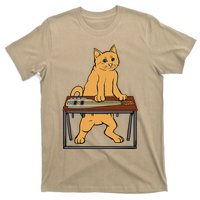 Funny Cat Playing Pedal Steel Country Blues T-Shirt