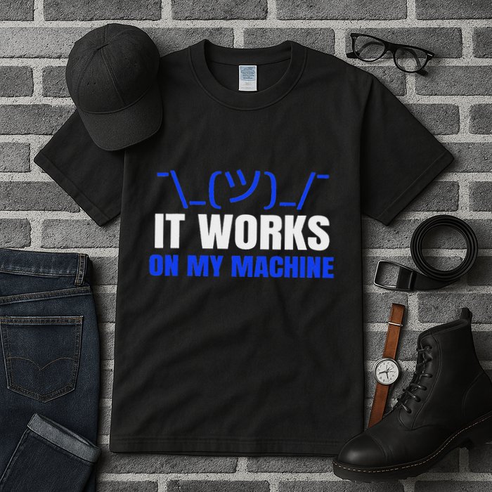 Funny Coding Programmer Computer It Works On My Machine Gift Tall T-Shirt