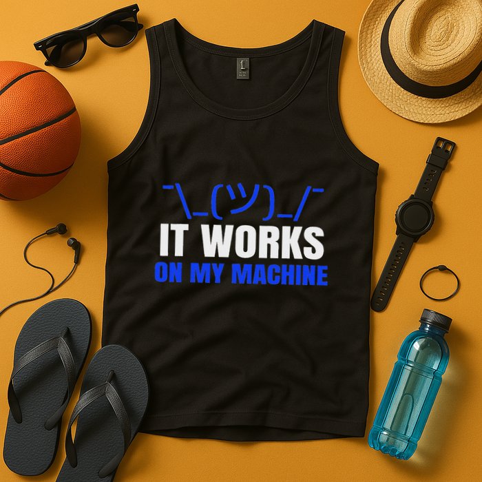 Funny Coding Programmer Computer It Works On My Machine Gift Tank Top