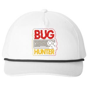 Funny Coder Programming Software Engineer Funny Programmer Gift Snapback Five-Panel Rope Hat