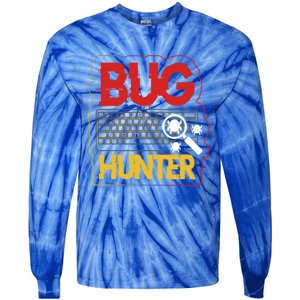 Funny Coder Programming Software Engineer Funny Programmer Gift Tie-Dye Long Sleeve Shirt