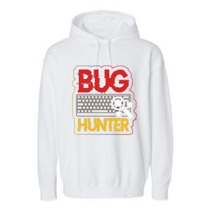 Funny Coder Programming Software Engineer Funny Programmer Gift Garment-Dyed Fleece Hoodie