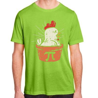 Funny Chicken Pot Pi Day Pie Math Lover Geek 3.14 Adult ChromaSoft Performance T-Shirt