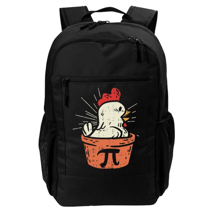 Funny Chicken Pot Pi Day Pie Math Lover Geek 3.14 Daily Commute Backpack