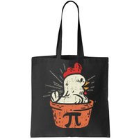 Funny Chicken Pot Pi Day Pie Math Lover Geek 3.14 Tote Bag