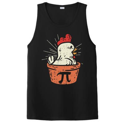 Funny Chicken Pot Pi Day Pie Math Lover Geek 3.14 PosiCharge Competitor Tank