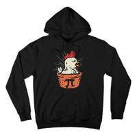 Funny Chicken Pot Pi Day Pie Math Lover Geek 3.14 Tall Hoodie