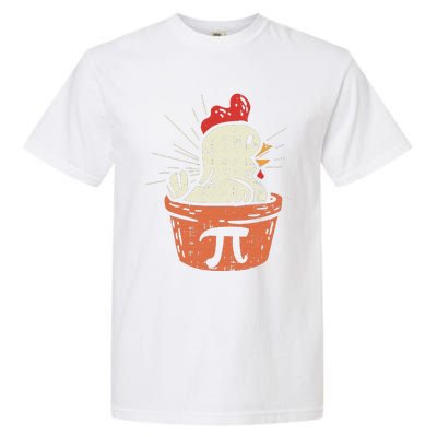 Funny Chicken Pot Pi Day Pie Math Lover Geek 3.14 Garment-Dyed Heavyweight T-Shirt