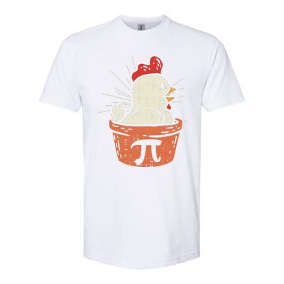 Funny Chicken Pot Pi Day Pie Math Lover Geek 3.14 Softstyle CVC T-Shirt