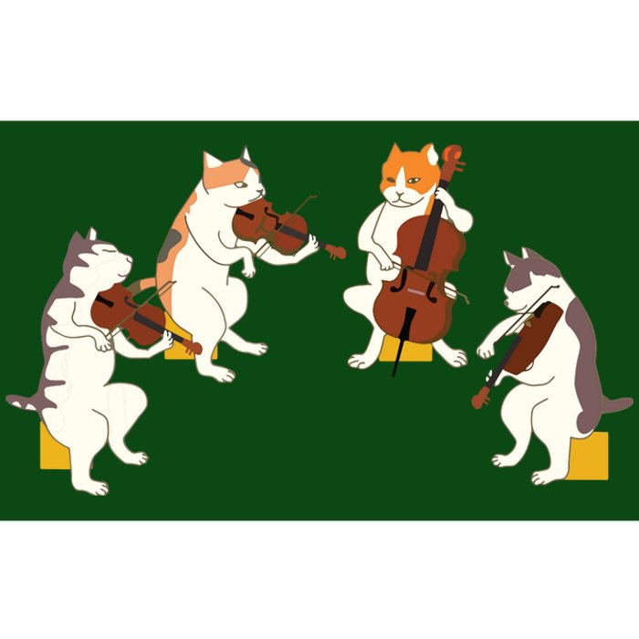 Fun Cats Playing Violin Cello Gift Music Cat Lover Tee Bumper Sticker