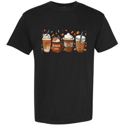 Fall Coffee Pumpkin Spice Lover Garment-Dyed Heavyweight T-Shirt