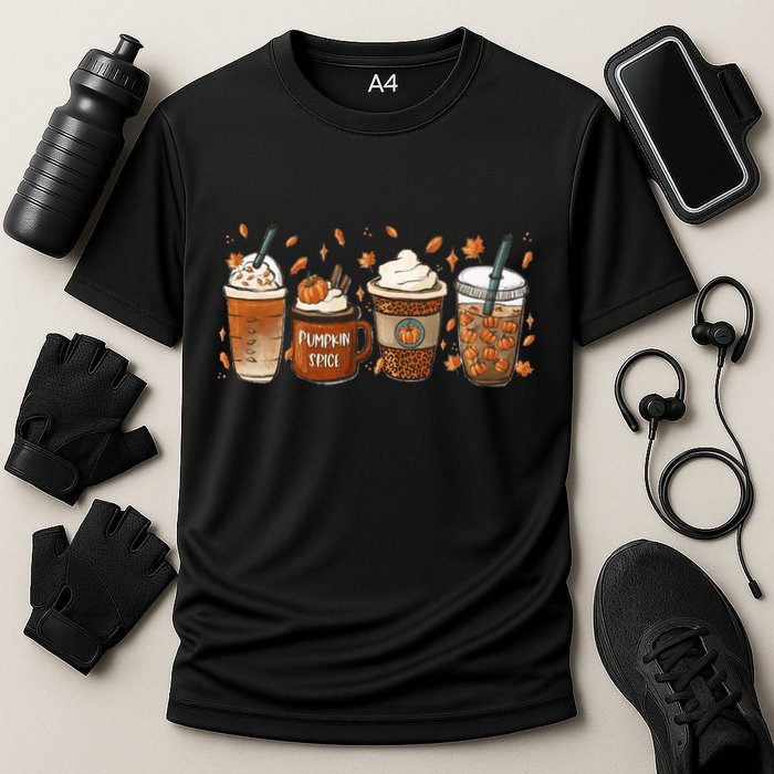 Fall Coffee Pumpkin Spice Lover Performance Shirt