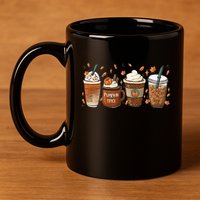 Fall Coffee Pumpkin Spice Lover 11oz C Handle Ceramic Mug