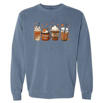 Fall Coffee Pumpkin Spice Lover Garment-Dyed Sweatshirt