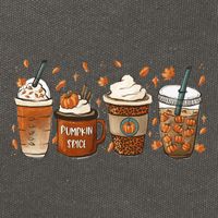 Fall Coffee Pumpkin Spice Lover Cotton Canvas Backpack