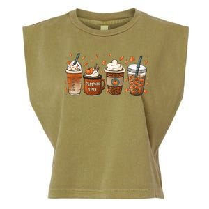 Fall Coffee Pumpkin Spice Lover Garment-Dyed Women's Muscle Tee