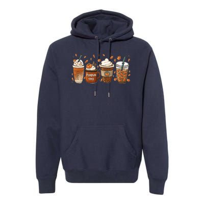 Fall Coffee Pumpkin Spice Lover Premium Hoodie