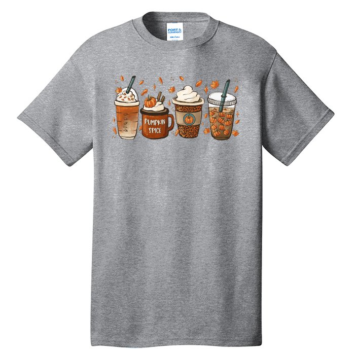 Fall Coffee Pumpkin Spice Lover Tall T-Shirt